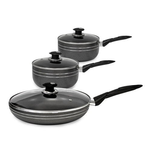 Una non stick 3pc - 3pc, set
