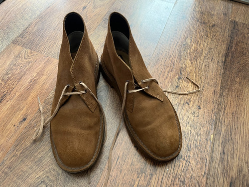 Clarks desert mens brown - clarks,