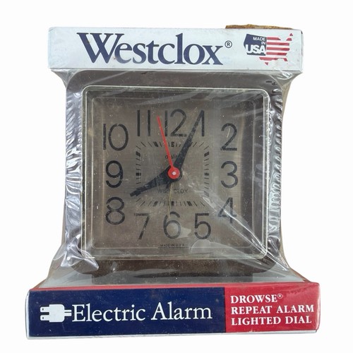 Westclox electric alarm clock - westclox,