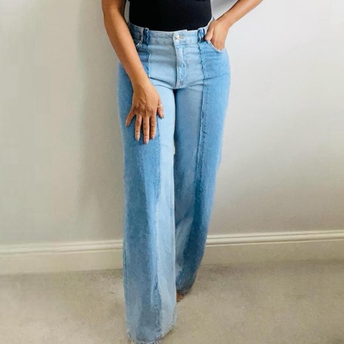 Zara blue patchwork high - blue,