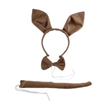 Bunny Ears Headband Tail