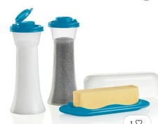 TUPPERWARE HOURGLASS SALT &