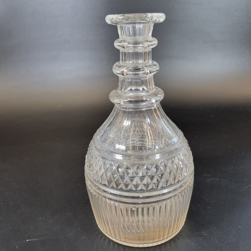 Antique 19thc glass decanter - antique,