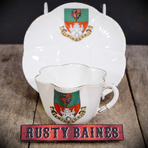 Shelley crested china cup - crested, &