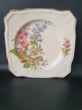 Alfred Meakin Vintage  Floral China Square Side Plate  1940