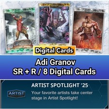 Topps Marvel Collect Artist Spotlight 25 Adi Granov SR+R 8 Cards