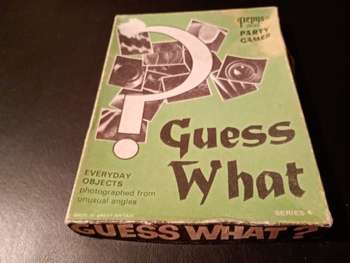 Vintage pepys party games - vintage,