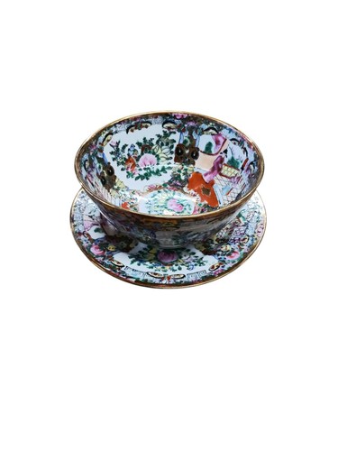 Antique chinese rose medalion - chinese,