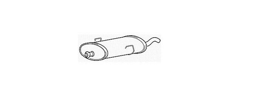 Expg6019 exhaust rear box - expg6019,