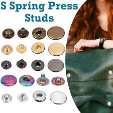 4-Part S-Spring Snap Fasteners Press Studs DIY Clothing & Jacket Accessories