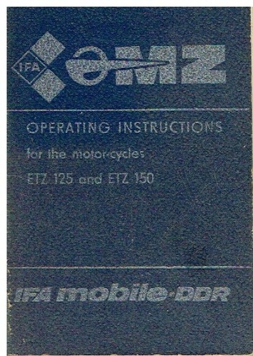 Etz125 etz150 - mz, &