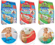 3 X Gelli Baff Bundle from Zimpli Kids, Blue, Red & Green, Magically Turns Water