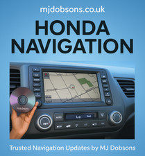 Honda Sat Nav Map Update DVD |