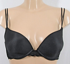 La Senza Black Double Gel Push Up Bra Size 32D