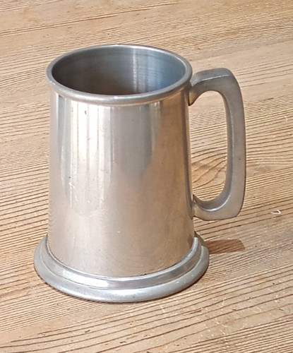 Pewter tankard pint - pewter, 1