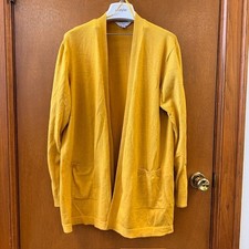 Time and Tru Yellow Cardigan