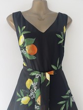 New Billie & Blossom Vintage Style Fit & Flare Dress UK 16  petite