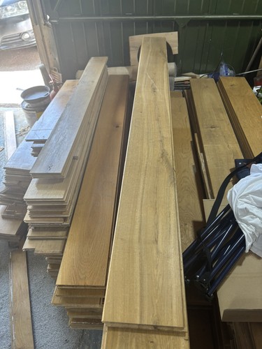 Reclaimed oak hardwood tongue - oak,