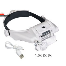 USB Rechargeable Glasses Loupe