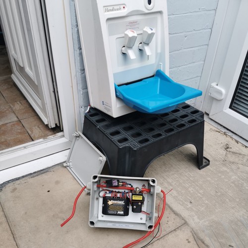 Mobile van handwash unit sink - mobile,