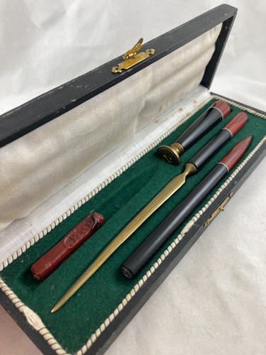 Art deco writing set with - set,