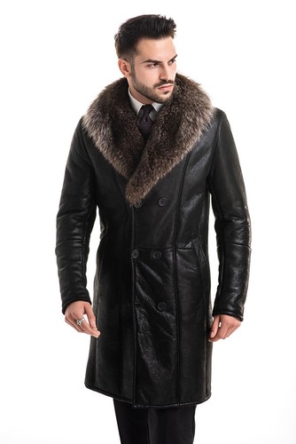 Shearling coat men - men, 100%