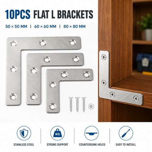 10pcs 304 stainless steel - 10pcs,