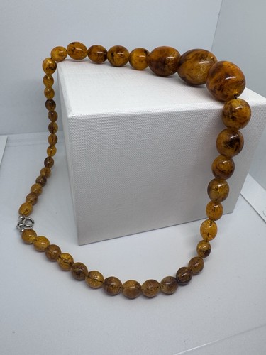 Vintage baltic amber necklace - vintage,