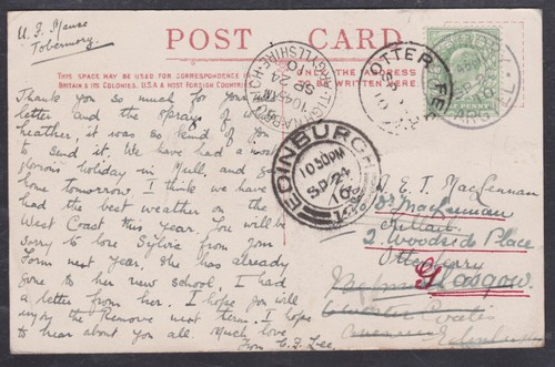 Redirected twice card 1910 - redirected,
