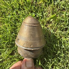 WW1 British Trench Art Cleaned Nose Top Somme Relic November 1916 battle field 