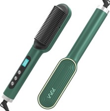 VKK Upgraded Ionic Hair Straightener Brush Hair Straightening Hot Brush