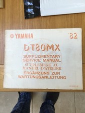 yamaha Dt80mx 1982 manual