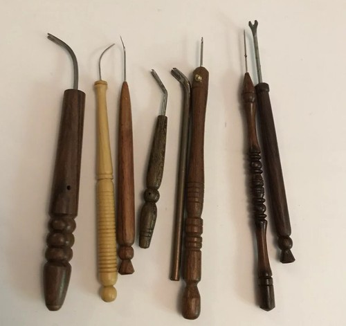 Lot antique tatting shuttle - lot,