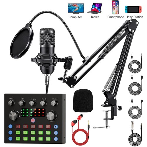 Audio mixer with microphone - mixer,
