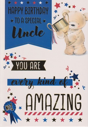 Uncle birthday greeting card - birthday,