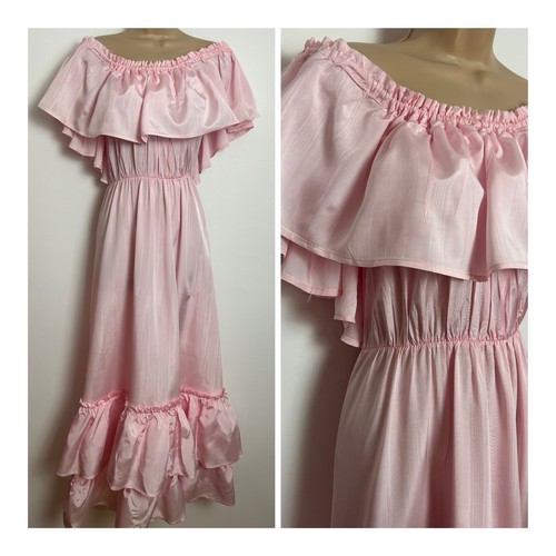 Vintage 70s pale pink - vintage, satin