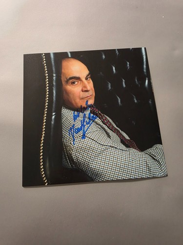 David suchet signed photo - david,