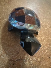 Vintage Hand Carved Black Onyx