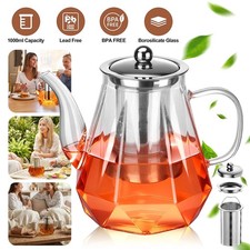 1000ml Glass Teapot Tea Pot