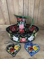 canal Art/ barge ware pitcher