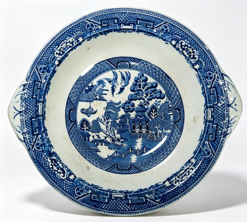 Antique staffordshire willow - antique,
