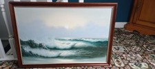 Cornish Seascape Oil Painting