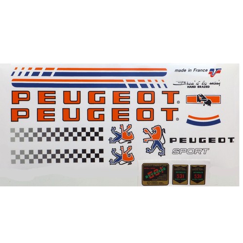 Peugeot set decals - set, of