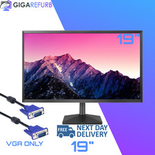 Cheap 19" LCD TFT PC Movie Gaming CCTV VGA Monitor