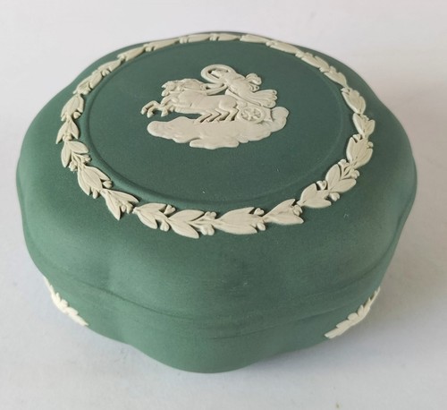 Wedgwood jasperware teal green - jasperware,