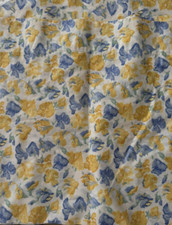 FABULOUS VINTAGE ORIGINAL LAURA ASHLEY SWEET PEA CONFETTI CURTAINS