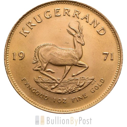 1971 krugerrand gold coin 1oz - 1971,