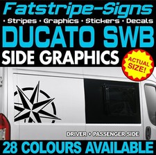 to fit FIAT DUCATO L1 SWB COMPASS STICKERS GRAPHICS DECALS CAMPER VAN MOTORHOME