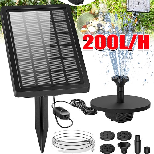 Solar panel powered - solar, water
