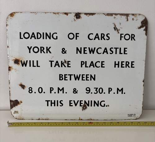 Metal enamel loading - loading, cars